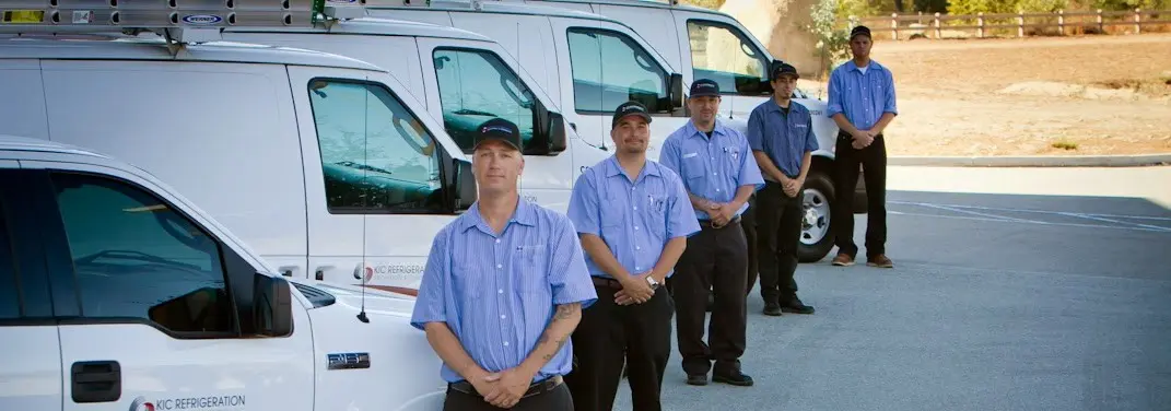 KIC Refrigeration crew ready for Mini Split Repair jobs across Seal Beach